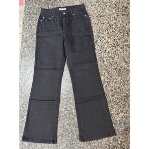 Levis 512 Bootcut Jeans Womens 10 Short Black Denim Stretch 5-Pocket Classic